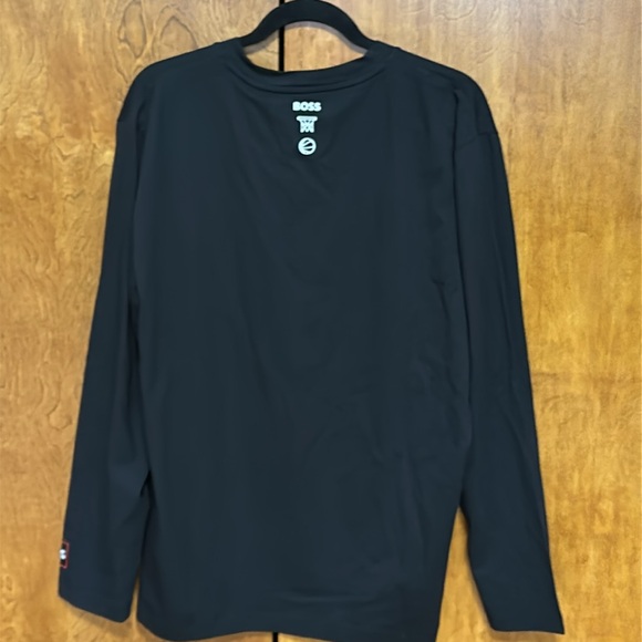 Brooklyn Nets NBA x Hugo Boss Black 360 Long Sleeve T-Shirt - Size XL - Picture 2 of 6